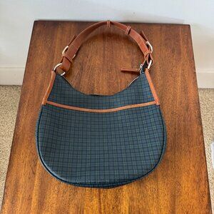Ralph Lauren Green and Brown Plaid Bag